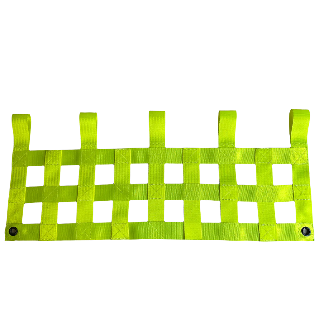 Clearance Net – 860mm Width – 3 Run – Dayglow Yellow – Clean Condition