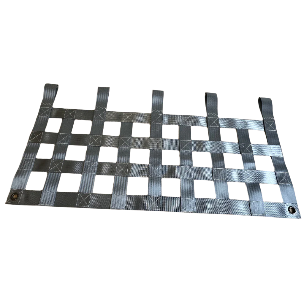 Clearance Net – 880mm Width – 4 Run – Grey – Glue Marks