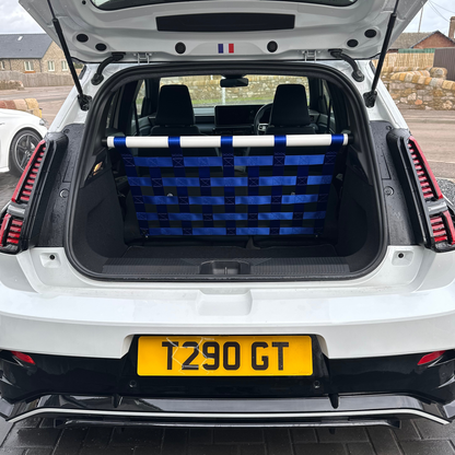 Alpine A290 Strut bar and Cargo net
