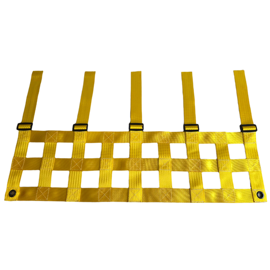Clearance Net – 920mm Width – Golden Yellow – 3mm Loops – Suitable for K Braces or Welded Bars