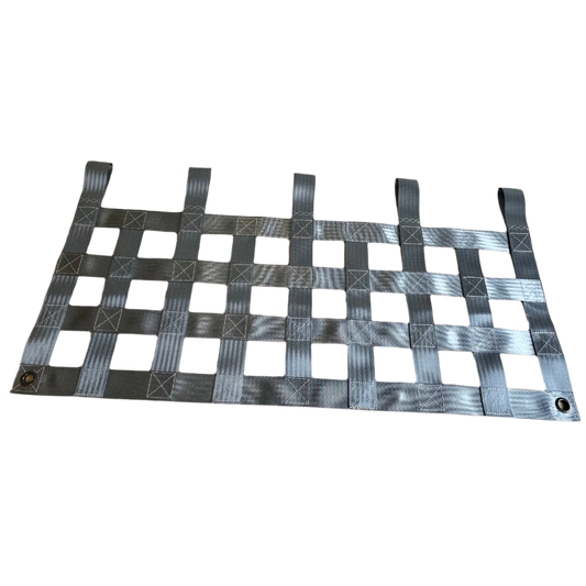 Clearance Net – 880mm Width – 4 Run – Grey – Glue Marks