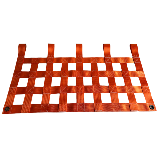 Clearance Net – 860mm Width – 4 Run – Orange – Clean Condition
