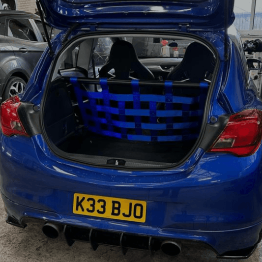 Vauxhall Corsa E Strut bar and Cargo net