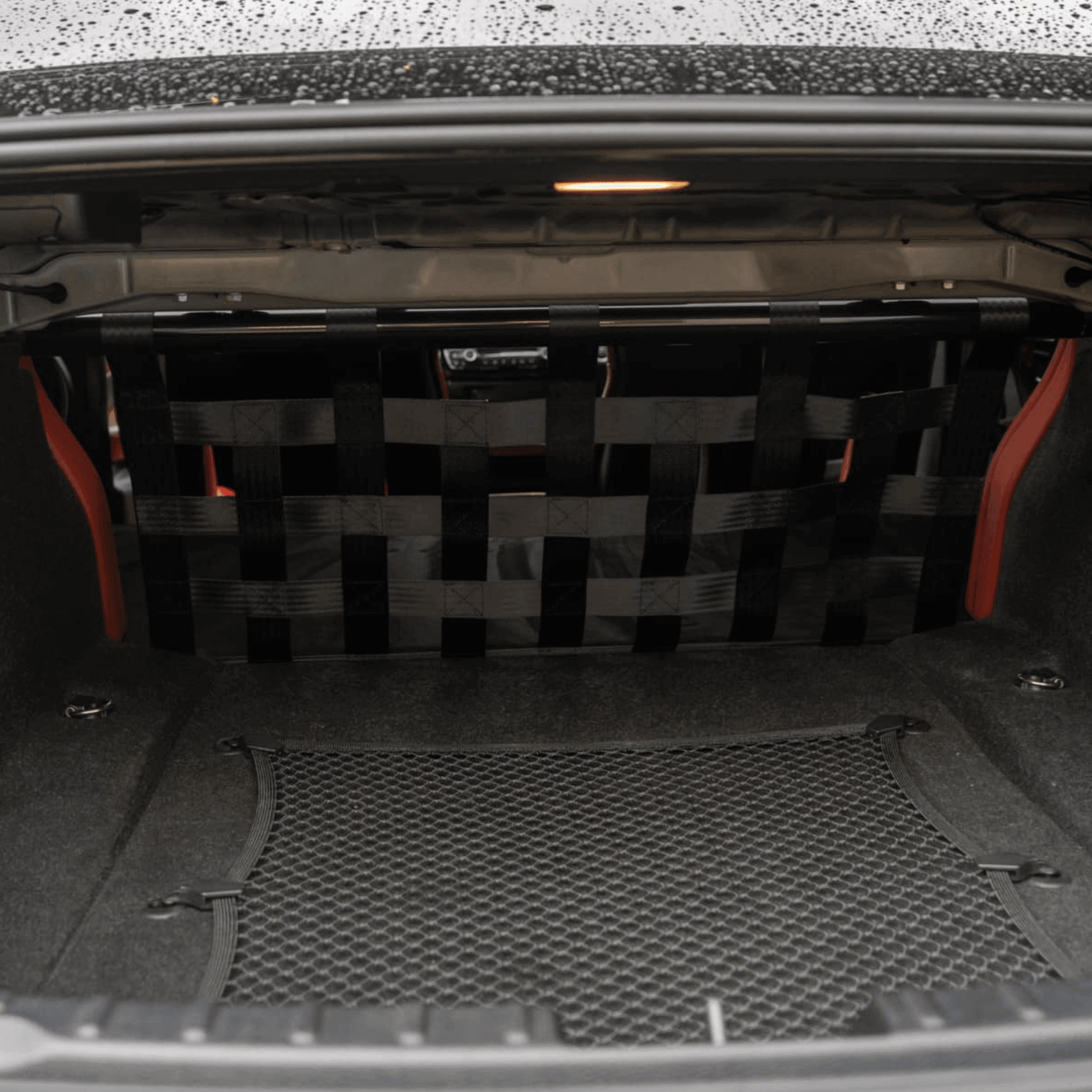 BMW 3 Series F80 M3 Strut bar and Cargo net BMW 4 Series F82 M4 Strut bar and Cargo net