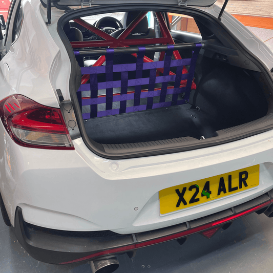 Hyundai i30N Fastback Strut bar and Cargo net