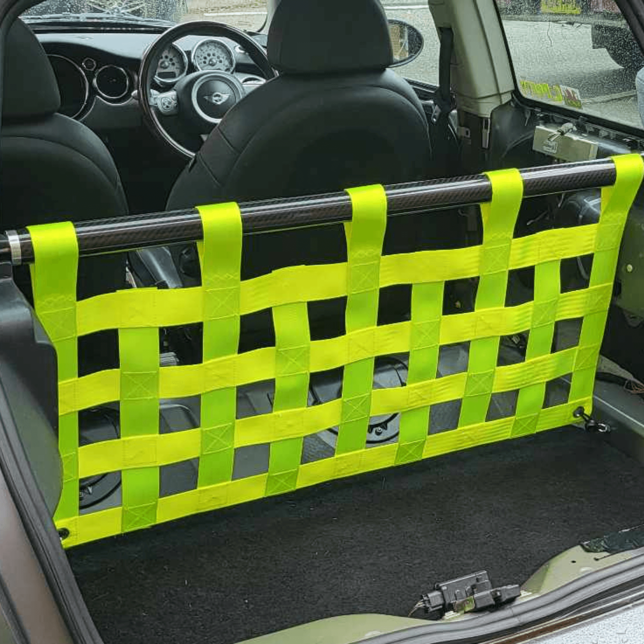 Mini R53 Rear Net Mini Cooper R50 R53 Strut bar and Cargo net – cargo-nets.co.uk