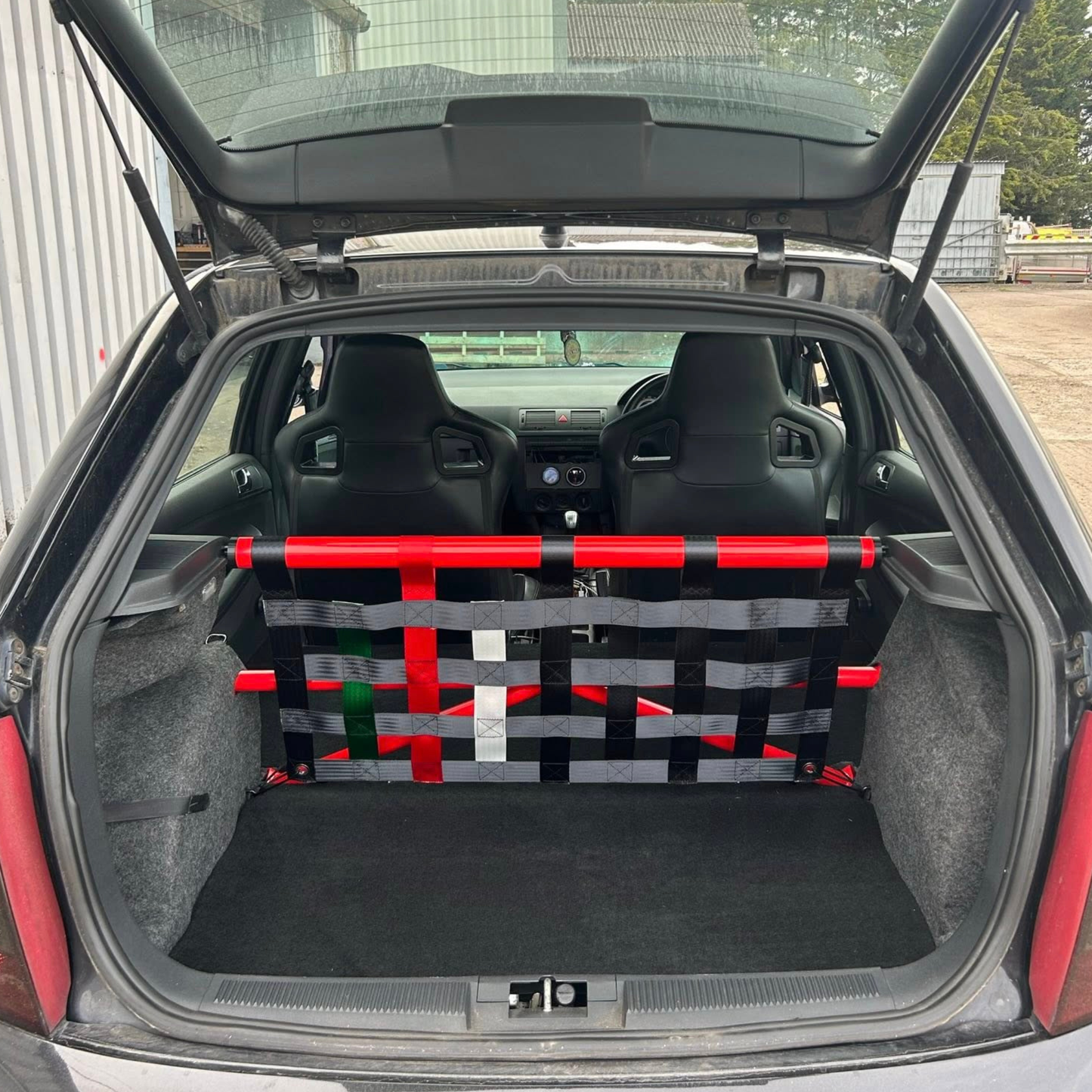 Skoda Fabia vRS Mk1 6Y Strut Bar and Cargo Net