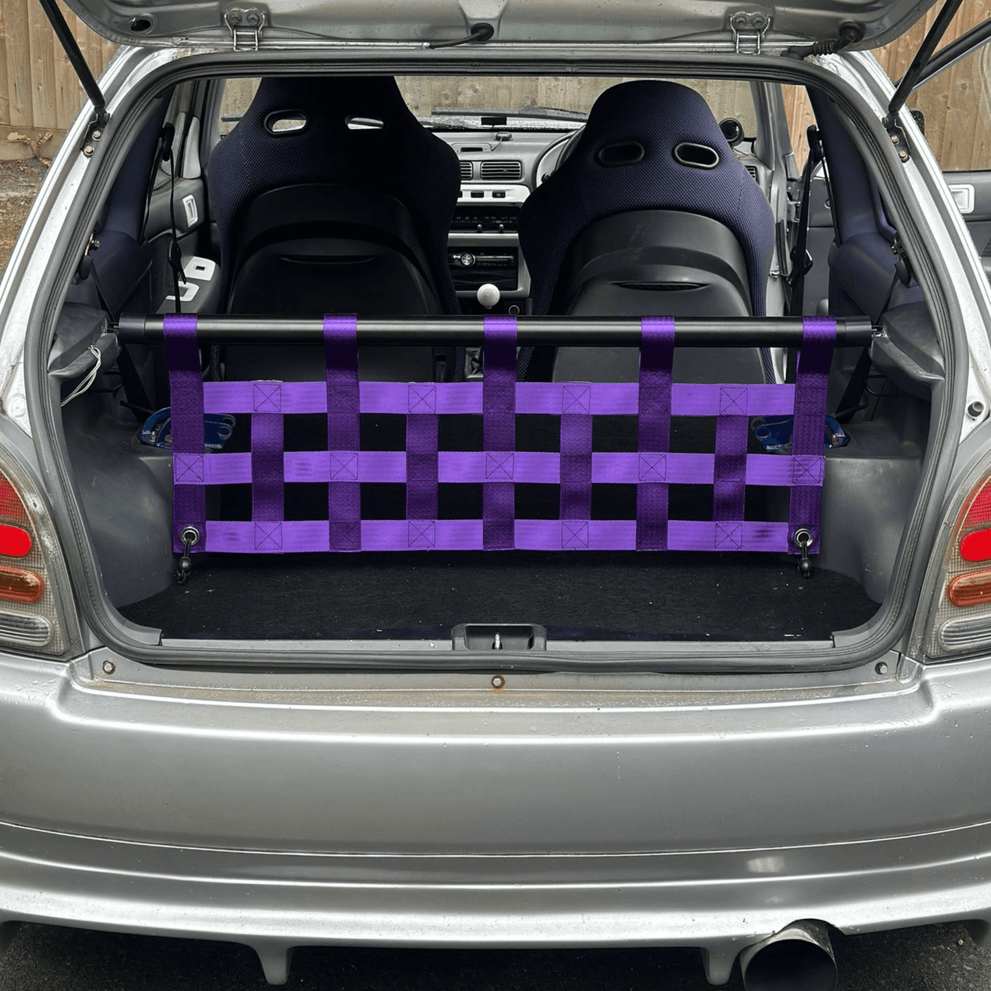 Toyota Starlet Glanza V EP91 Strut bar and Cargo net