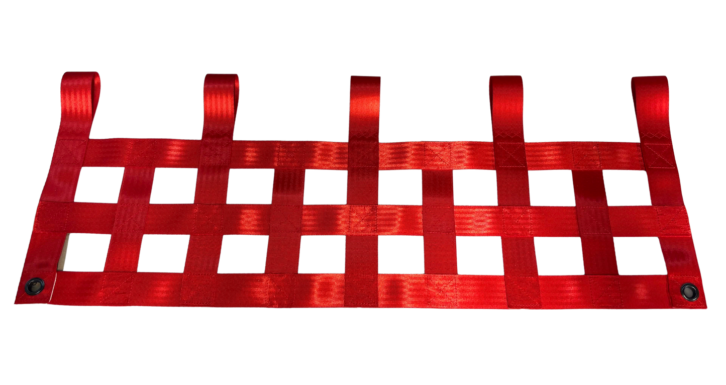 Clearance 960mm, 3 Run Strut Brace Cargo Net